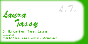 laura tassy business card
